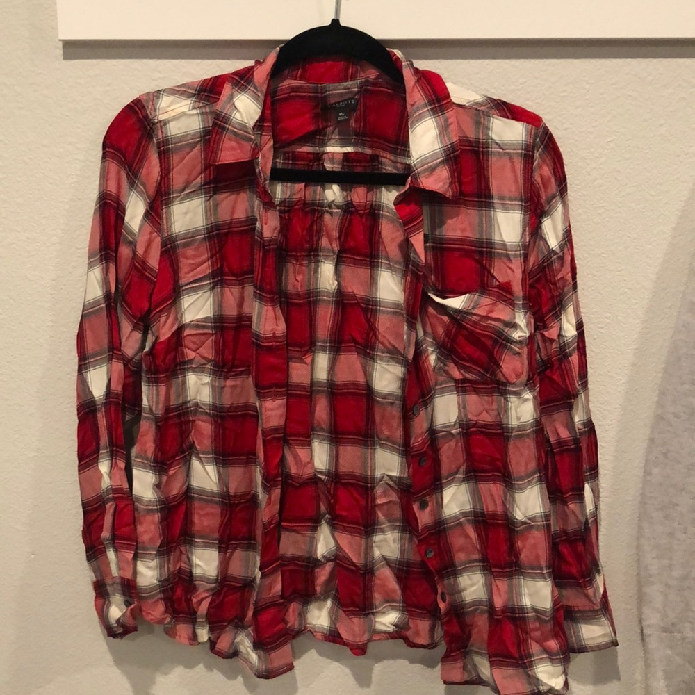 Red, black, and white Flannel